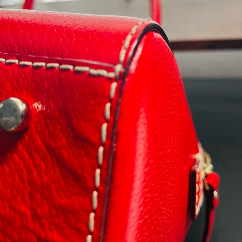Kate Spade Vibrant Red Satchel - NWOT - Picture 6 of 16